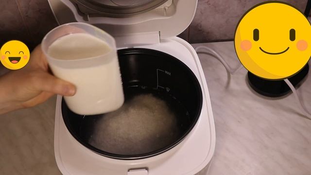 Молочная каша в мультиварке Tefal 900132