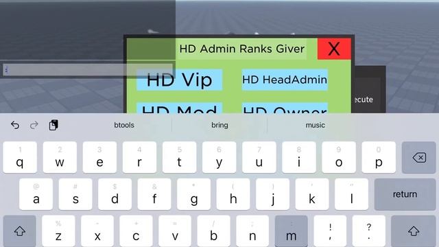 Roblox require script (HD Admin rank gui) смотреть онлайн
