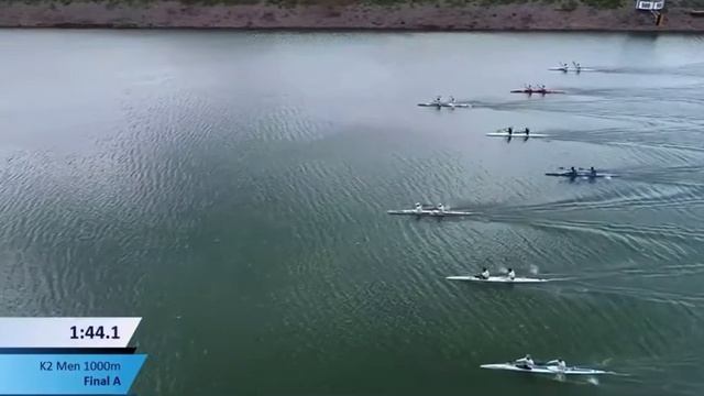 K2 1000m men - Final A - World Cup 1 2022 sprint canoe kayak - Racice CZE смотреть онлайн