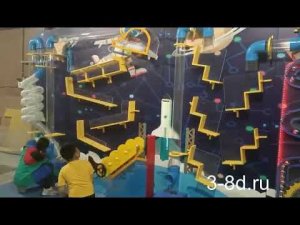 Интерактивная детская игровая стена . Оборудование для игровых комнат.