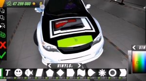 Как сделать винил открытый капот на SUBARU IMPREZA WRX STI 2013 (CPM)