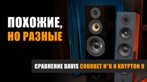 Похожие, но разные. Сравнение Davis Acoustics Courbet n°8 и Krypton 9