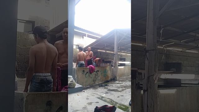 Proses pencucian art batik bali. смотреть онлайн