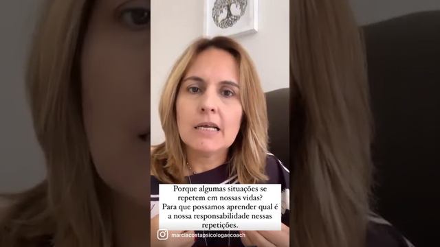 Porque algumas situações se repetem em nossas vidas? Qual é a nossa resposta sobre essas vivências?