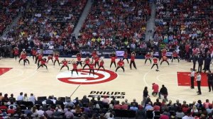 ATL Silver Classix Perform to Luda at Hawks vs Nets Playoff game 4/22/15!