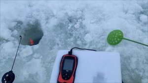 Эхолот Lucky FF 1108-1CT первый тест на Истринском водохранилище. 27.01.2024