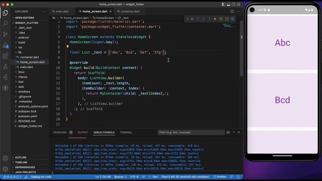 ListView & Builder | Flutter Widget | Flutter Tutorial 2023 | Flutter UI | Flutter App | Flutter