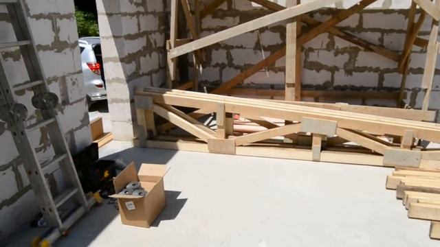 Как перекрыть пролет больше 6 метров. Часть 2. How to Build a Traditional Barn Roof. смотреть онлайн