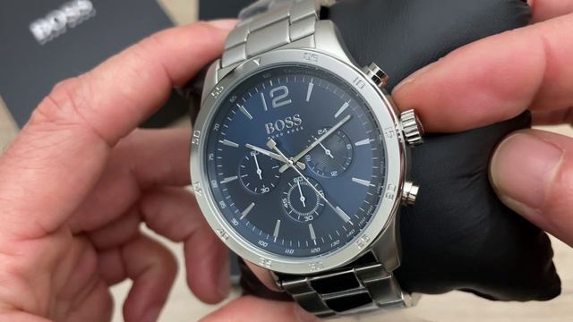 Hugo Boss Professional Chronograph Stainless Steel Mens Watch 1513527 Unboxing UnboxWatches