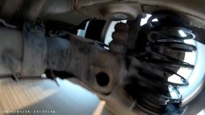 Citroen C-Elysee - работа задней подвески на оригинальных амортизаторах