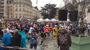 Les foulées de vincennes échauffement