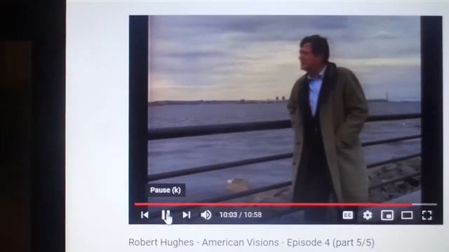 Art critic Robert Hughes predicts 911, American visions predictive programming