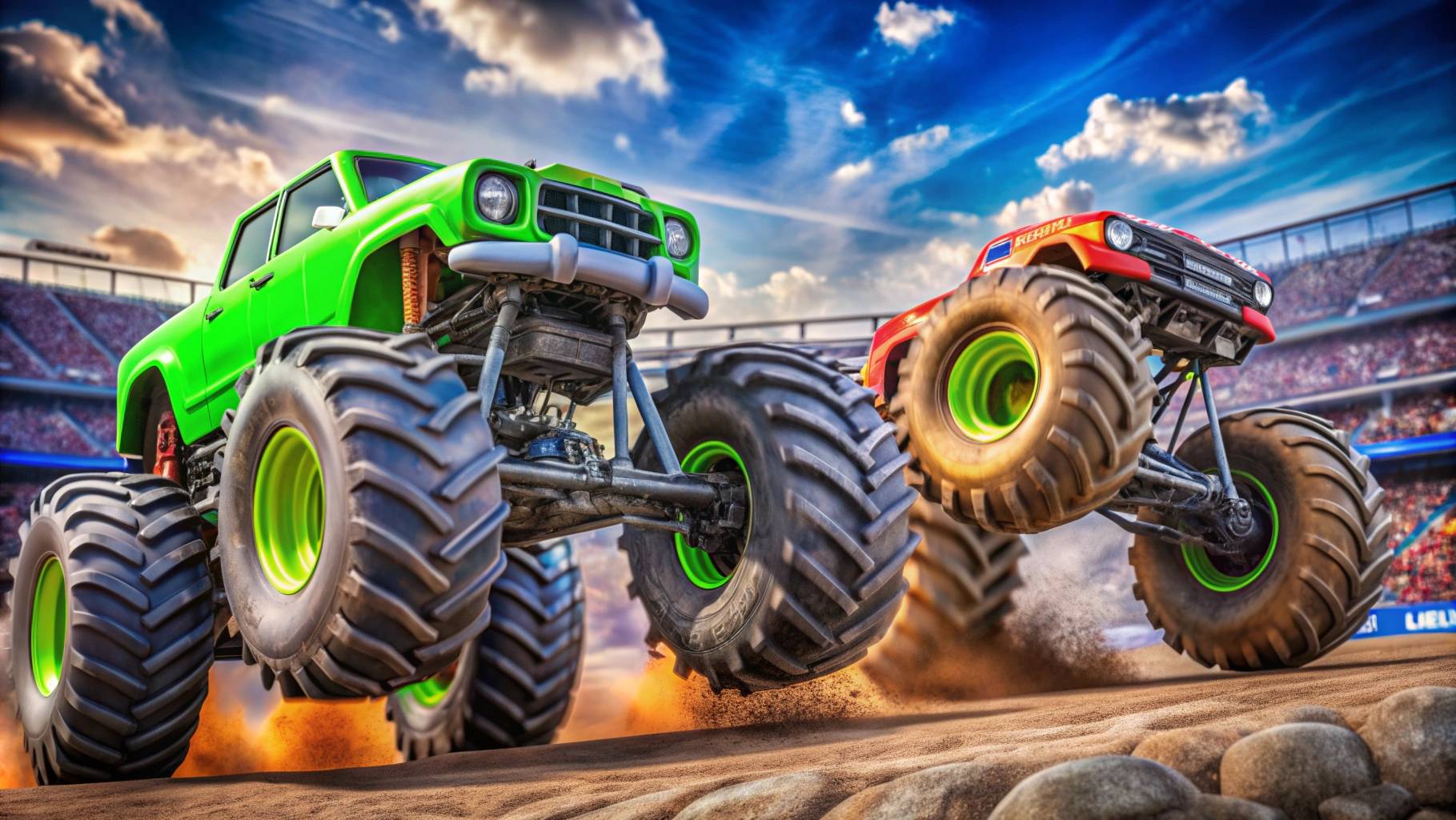 15 минут Мстителя!  Monster Jam