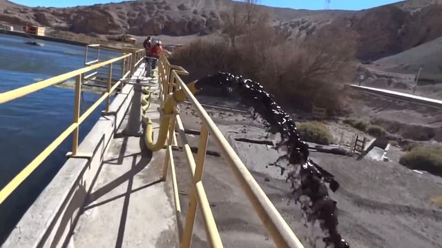 Очистка шламового отстойника Земснарядом DRAGFLOW DRP / Chuquicamata Pond Dredging смотреть онлайн