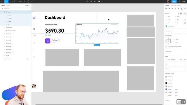 Повторяем шот с Дрибла. Иконки с нуля. Адаптивные графики. Как нарисовать dashboard (уроки Figma) смотреть онлайн
