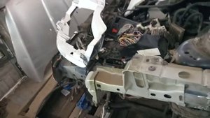 Форд Куга 2 Восстановление после близкого знакомства с деревьями