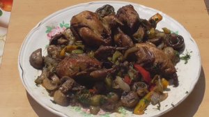 ПЕРЕПЕЛКИ с Овощами в Казане на костре.