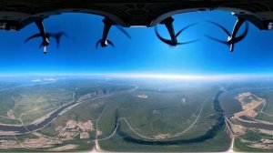 Усть- Среднеканская ГЭС. Магаданская область. Высота 2016м. Панорама 360 градусов.