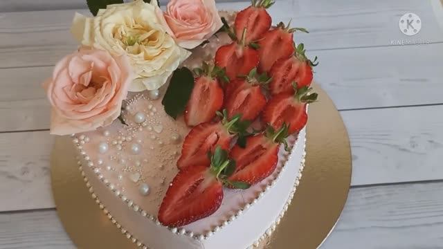 #сборкаторта#сборкатортанажемчужнуюсвадьбу КРАСИВАЯ СБОРКА ТОРТА НА ЖЕМЧУЖНУЮ СВАДЬБУ ??????.mp4
