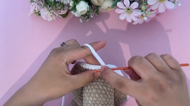 Мишка крючком из плюшевые пряжи 2-часть/￼it’s my birthday ? 29??#мишкакрючком #игрушкикрючком