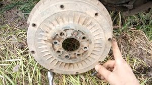 Снятие тормозного барабана ВАЗ 2106..