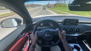 2021 Kia Stinger GT 3.3 Twin-Turbo V6 AWD POV Test Drive