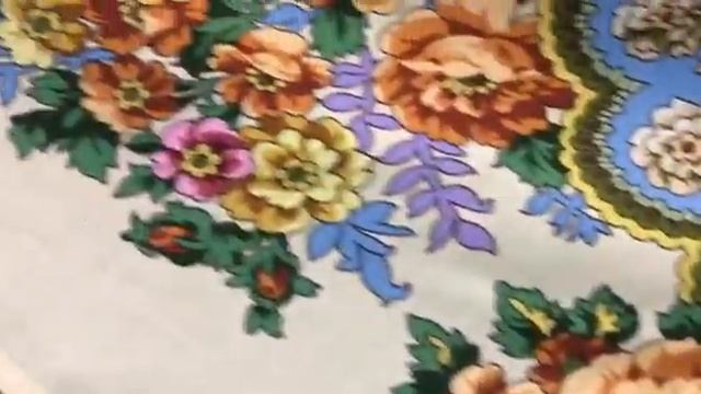 Платок шерсть 148/148 «Весна» Ольшевская Злата смотреть онлайн