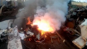 Испытание огнетушителя СОТ-5М..не потушил облом..