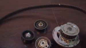 Шум водяной помпы на Opel Astra G