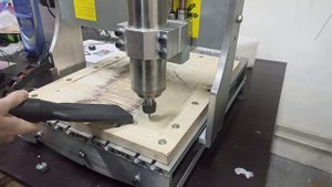 ЧПУ фрезер. Выравнивание поверхности.