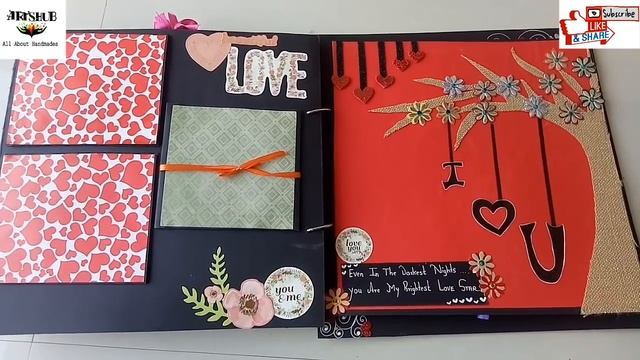 Anniversary Scrapbook for Husband ||Best Anniversary Scrapbook for Husband||Best Anniversary Gift смотреть онлайн