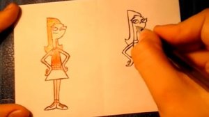 Как нарисовать Кендес (Финес и Ферб)?)))