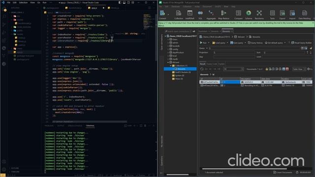 How to make a CRUD app with NodeJS ExpressJS and MongoDB - Function: Create - by Henry Vu