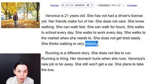 Текст 61 Veronica likes walking (Вероника любит ходить) ? ПРАКТИКА английский для начинающих
