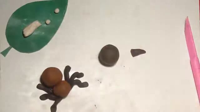 Насекомые из пластилина. Муравей. Видео мастер-класс для детей. смотреть онлайн