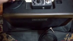 VOX VX50 AG - Вид кабинета гитарного усилителя изнутри (динамик, фазоинвертор)