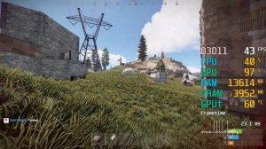 GeForce GTX 1650 SUPER -- Intel Core i5-10400F -- Rust FPS Test