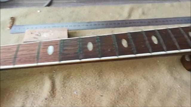 Реставрация Musima 1653, работа с грифом 1 смотреть онлайн