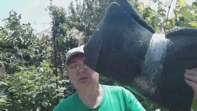 Покупка и крепление притеняющей сетки.