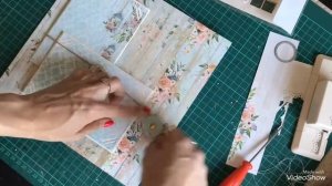 МАСТЕР КЛАСС✂️Скрап страничка для свадебного альбома ?
