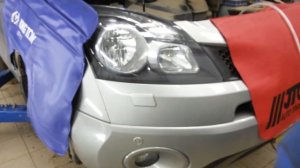 Renault Koleos 2.5. Вибрация при наборе скорости. Приспособление JTC 4252.