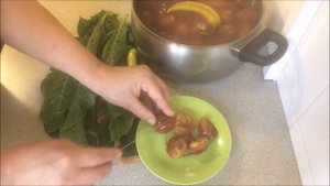 158. Соленые (квашеные) сливы с горчицей