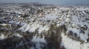 Трубчевск с квадрокоптера. Февраль 2021