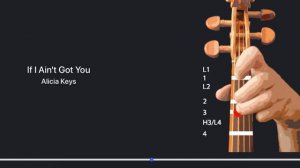 If I Ain't Got You (Alicia Keys) - Violin Tablature Play Along