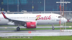 TAKE-OFF! Batik Air A320 NEO PK-BDF