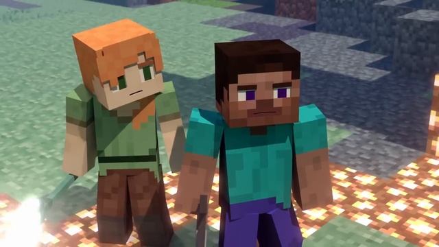 HEROBRINE RETURNS - Alex and Steve Life (Minecraft Animation).mp4 смотреть онлайн