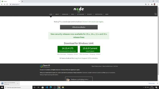 Como DESCARGAR e INSTALAR en *2021* NODE JS en WINDOWS 10 смотреть онлайн