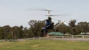 испытание нового мини вертолёта .