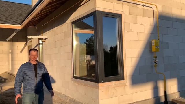 Одноэтажный дом из ГАЗОБЕТОНА 160 кв.м со вторым светом и двумя верандами