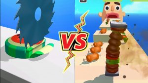 Slice Asmr и Sandwich Runner  - прохождение, геймплей и новые уровни для Android и iOS